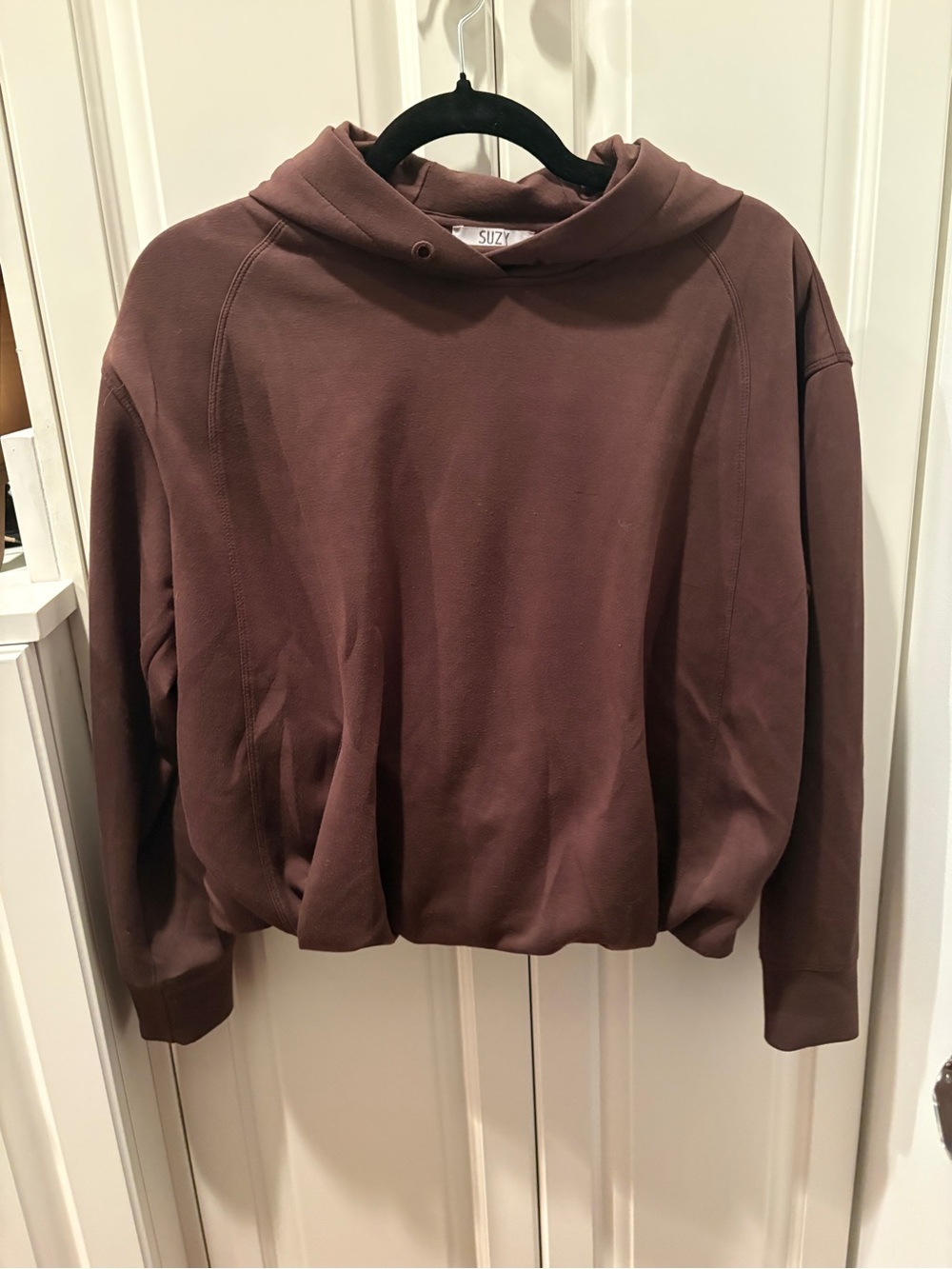 Suzy Shier Chocolate Brown Hooded Pullover and matching Pants